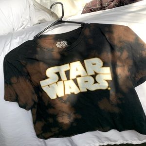 Tie dye Star Wars cropped top